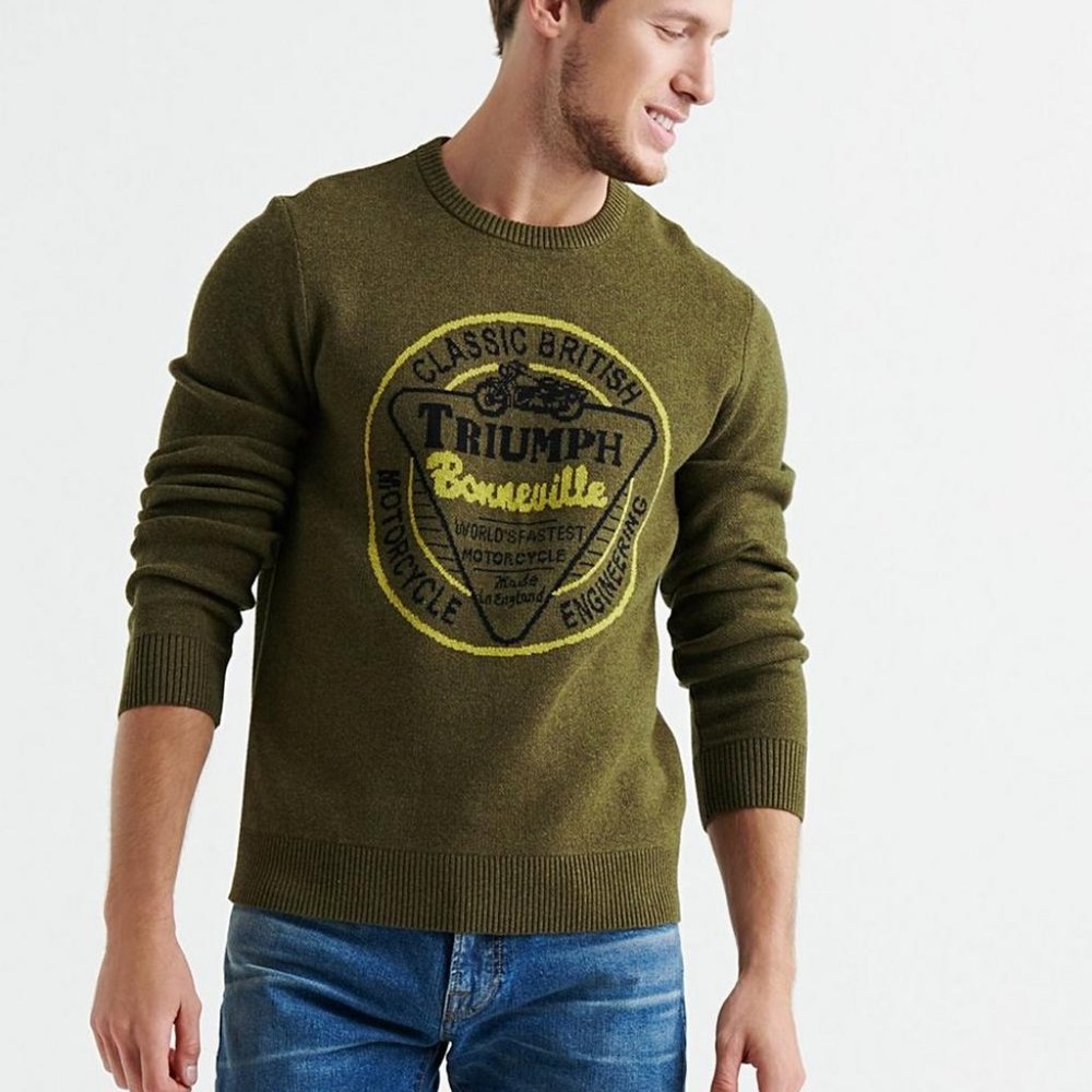 Triumph Lucky Brand Bonneville Sweater Size S